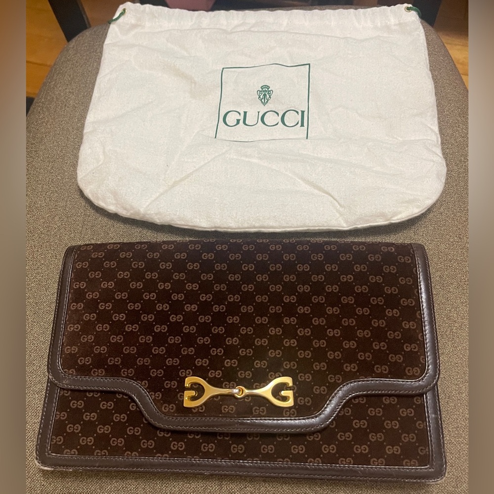 GUCCI Vintage Horsebit 1955 Clutch bag
